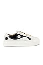 view 1 of 6 Ying Yang Sneaker in Black & White
