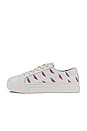 view 5 of 6 Lightening Strikes Platform Ibiza Sneaker in White