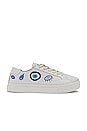 view 1 of 6 Evil Eye Platform Ibiza Sneaker in White