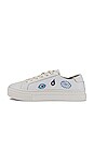 view 5 of 6 Evil Eye Platform Ibiza Sneaker in White