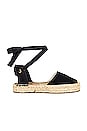 view 1 of 5 Lauren Lace-Up Espadrille in Black