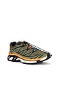 view 2 of 6 XT-6 Sneaker in Deep Lichen Green, Black, & Red Orange