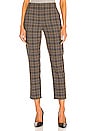 view 1 of 4 Plaid Trousers in Brown Combo