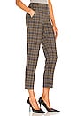 view 2 of 4 Plaid Trousers in Brown Combo