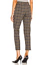 view 4 of 4 Plaid Trousers in Brown Combo