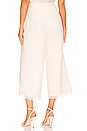 view 3 of 4 Tweed Frayed Hem Wide Leg Pants in Ivory