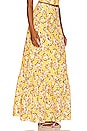 view 2 of 4 FLORAL TIERED マキシスカート in Cream Multi