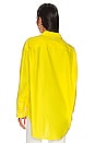 view 3 of 4 Classic Button Up in Yellow