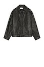 view 5 of 4 Leather Barras in Black