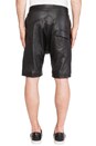 view 3 of 3 Ziggy Drop Crotch Leather Short in Black
