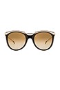 view 1 of 3 GAFAS DE SOL ELKINS in Black & Honey Gold