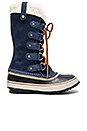 view 1 of 5 Joan of Arctic Sherpa Boot in Collegiate Navy