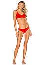 view 4 of 4 St Barts Bikini Bottom in Scarlet