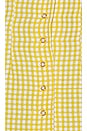 view 4 of 4 ROBE MAXI CELIA in Yellow Gingham