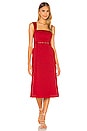 view 1 of 3 Harvey Midi Dress in Cherry Red