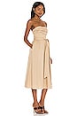 view 2 of 3 Loki Midi Dress in Sand Beige