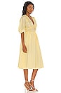 view 2 of 3 VESTIDO MIDI SONNET in Pale Yellow