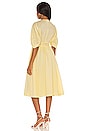 view 3 of 3 VESTIDO MIDI SONNET in Pale Yellow