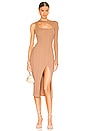 view 1 of 3 Landon Cut Out Midi Dress in Mocha
