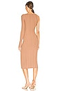 view 3 of 3 Landon Cut Out Midi Dress in Mocha