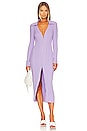 view 7 of 7 Sanura Collar Cardigan Dress in Purple