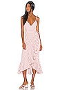 view 1 of 4 Elsa Midi Dress in Taupe Gingham
