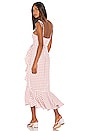 view 3 of 4 Elsa Midi Dress in Taupe Gingham