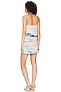 view 3 of 3 Gaia Dress in Blue Landscape Ab