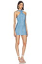 view 2 of 3 Pluto Mini Dress in Indigo Blue