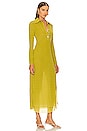 view 2 of 3 Noma Midi Dress in Chartreuse