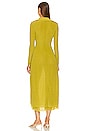 view 3 of 3 Noma Midi Dress in Chartreuse