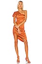 view 4 of 4 ROBE MI-LONGUE GRAHAM in Copper