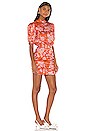 view 2 of 3 Edison Mini Dress in Red Dahlia