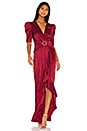 view 1 of 5 Edwin Maxi Dress in Cranberry Red