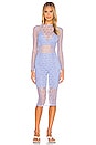 view 1 of 4 Livvy Midi Dress in Periwinkle Blue