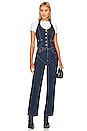 view 4 of 4 Robyn Western Jean in Dark Blue