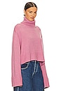 view 2 of 5 Olisa Oversized Turtleneck in Pink