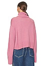 view 3 of 5 Olisa Oversized Turtleneck in Pink