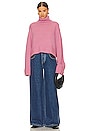 view 4 of 5 Olisa Oversized Turtleneck in Pink