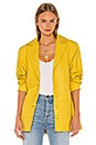 view 1 of 5 Bennie Leather Jacket in Citron Yellow