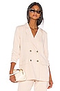 view 1 of 4 Kroy Blazer in Beige Check