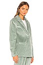 view 3 of 5 Linda Coat in Seafoam Green