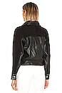 view 4 of 5 CHAQUETA CUERO DAVI in Black