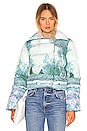 view 2 of 5 Ezi Puffer Jacket in Blue Landscape