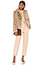 view 4 of 4 Seana Leather Pant in Khaki