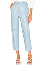 view 1 of 4 Bruni Leather Pants in Pale Blue