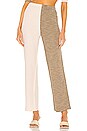view 1 of 5 PANTALON IZZY in Ivory & Green