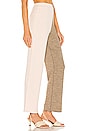 view 2 of 5 PANTALON IZZY in Ivory & Green
