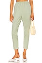 view 1 of 4 PANTALON TAILLE HAUTE PICO in Sage Green
