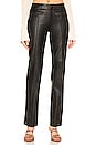 view 1 of 5 Kelsey Leather Pant in Black
